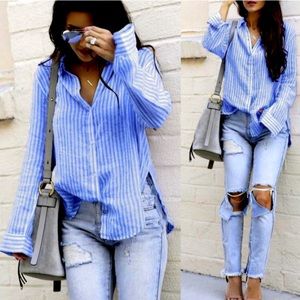 NWOT Long Sleeve Striped Shirt (M)